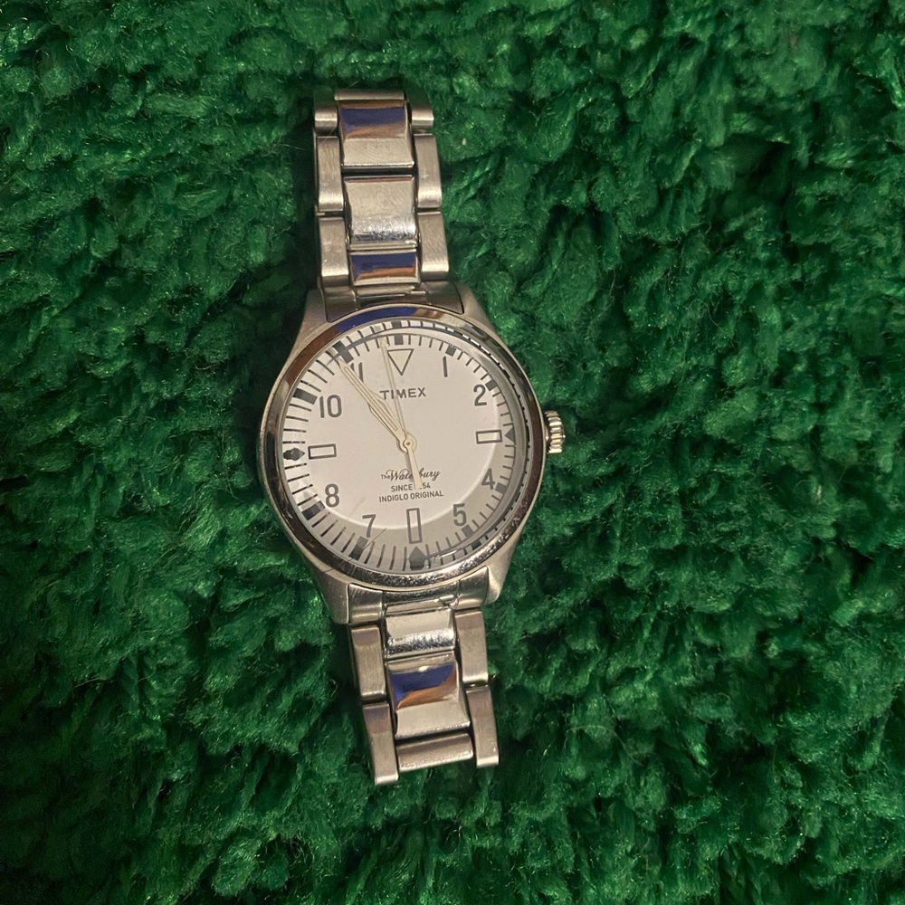 Timex Waterbury stainless wristwatch
